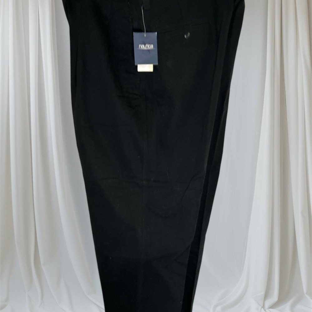 Nautica Explorer BrushTwill Slacks Men Double Pleat Relaxed Fit 100% Cotton .
